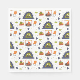 Cute-familjekampanj, motorbrand och tält pappersservett