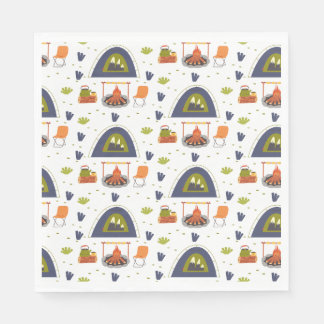 Cute-familjekampanj, motorbrand och tält pappersservett