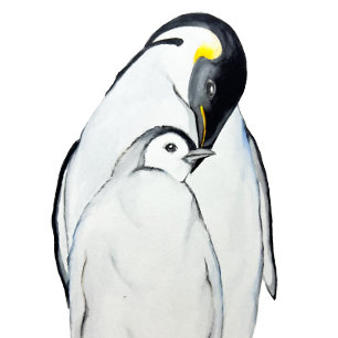 Cute-familjen av kejsare penguins T-Shirt