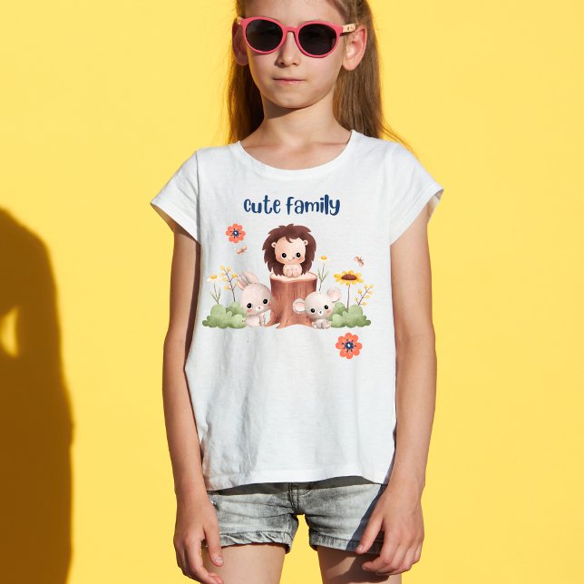 Cute Family Animal T-Shirt (Skapare uppladdad)