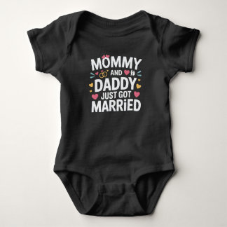 Cute Family Bröllop Mamma och pappa Ny gifta T Shirt