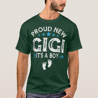 Cute Family Gender Reveal Proud New Gigi Det är en T Shirt
