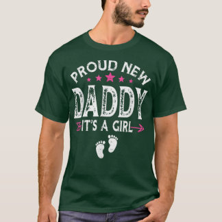 Cute Family Gender Reveal Proud New Pappa Det är A T Shirt