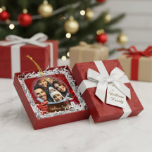 Cute Family Jul - Globe Photo Snö