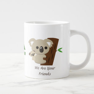 Cute Family Mor Koala Bear med Baby Jumbo Mugg