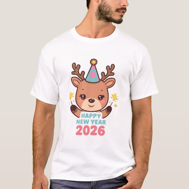 cute family new year tshirt 2026 t shirt (Framsida)