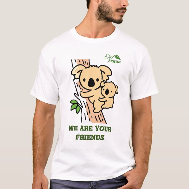 Cute Family Pappa Koala Bear med Baby T Shirt (Framsida)