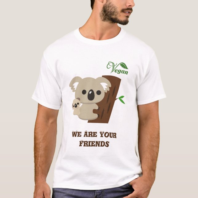 Cute Family Pappa Koala Bear med Baby T Shirt (Framsida)