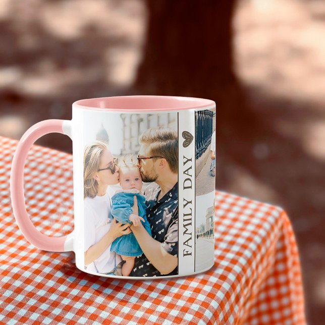 Cute Family's Day Photo Collage Coffee Mugg (Skapare uppladdad)