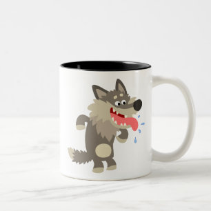 Cute Famous Tecknad Varg Mugg