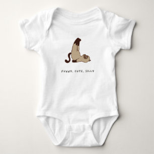 Cute & Fånig Cat Baby Bodykostym - bra kläder T Shirt
