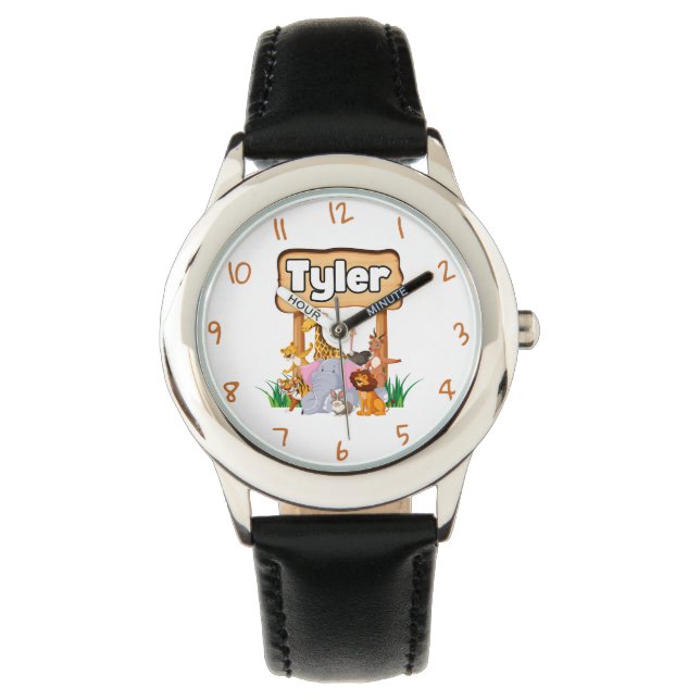 Cute Fantastisk Zoo Animal Barn Watch Armbandsur (Framsida)