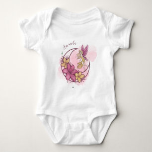 Cute Fantasy Fairy på Måne, eget namn 2 T Shirt
