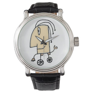 Cute fantasy leksak sketchy teckning armbandsur