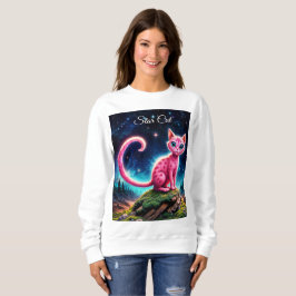 Cute fantasy rosa animal in night starry valley t shirt
