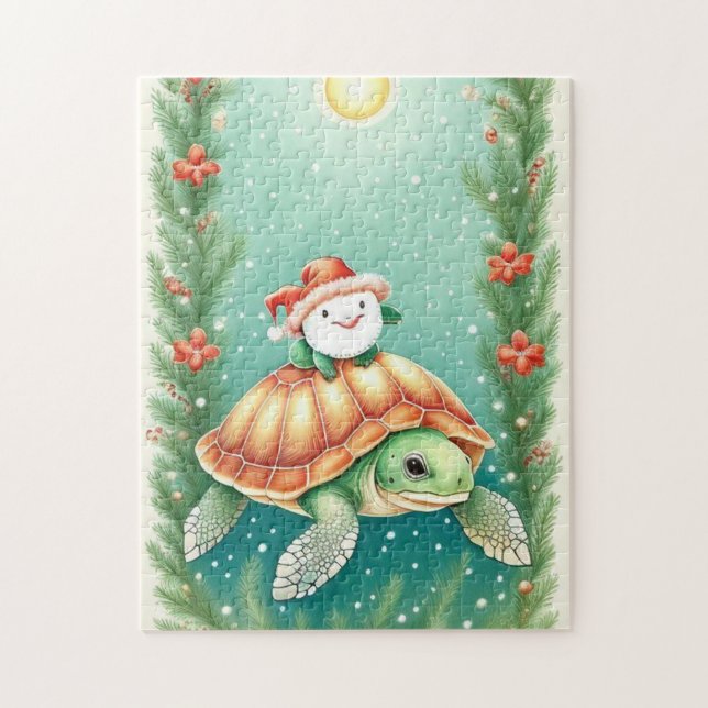 Cute Fantasy Turtle Pussel (Vertikal)