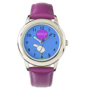 Cute får balloon tecknad humor illustration Watc Armbandsur