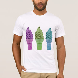 Cute Färg Ice Cream Cones Tee