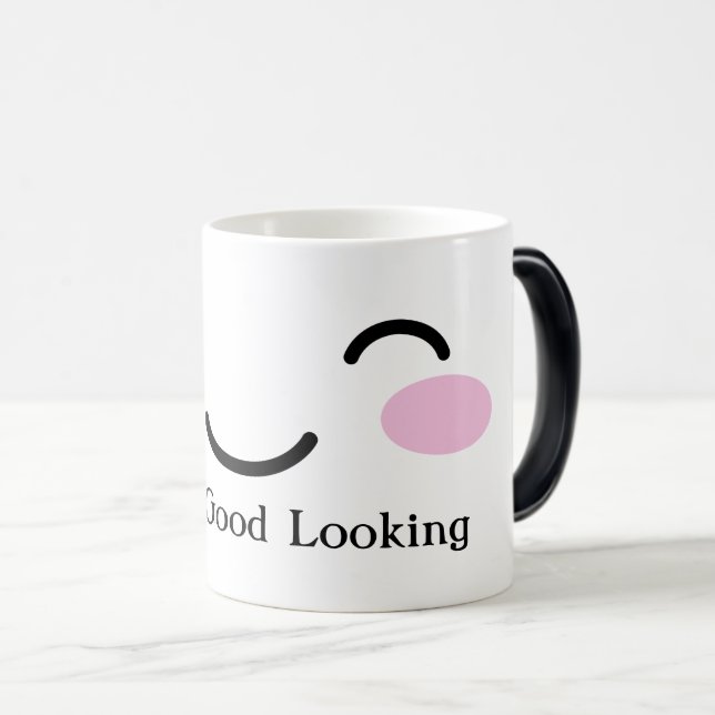 Cute färg som ändrar värmekänsligt morfband mugg (Framsida höger)