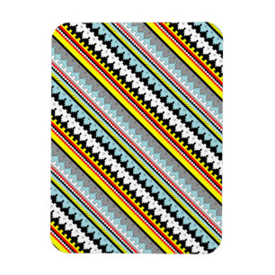 Cute färglös geometrisk rand mönster Fodral-Mate Magnet