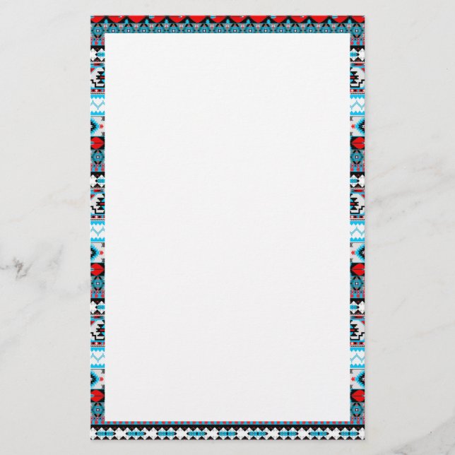 Cute färglös mönster brevpapper (Framsida)