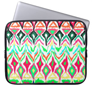 Cute färglös mönster laptop fodral