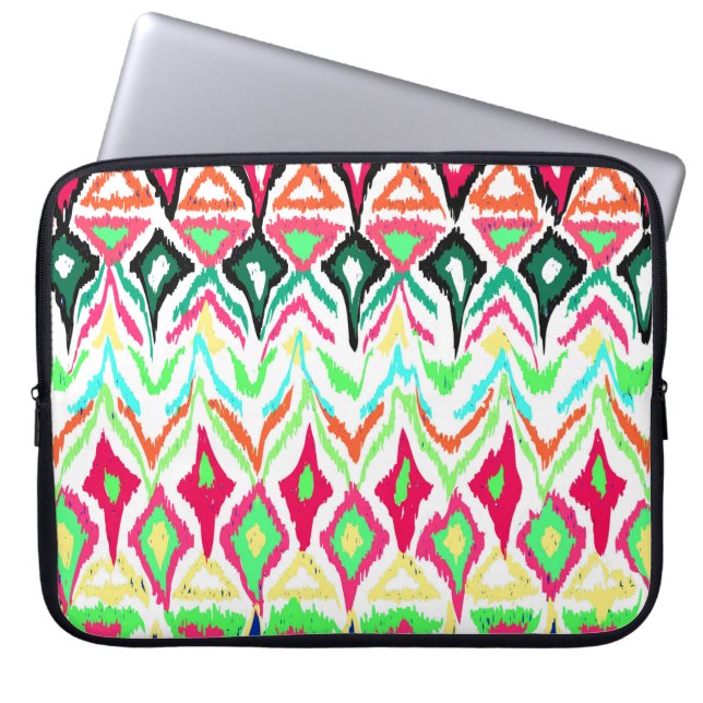 Cute färglös mönster laptop fodral (Framsidan)