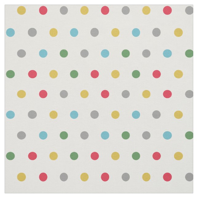 Cute färglös polka dots mönster tyg (Provkarta)