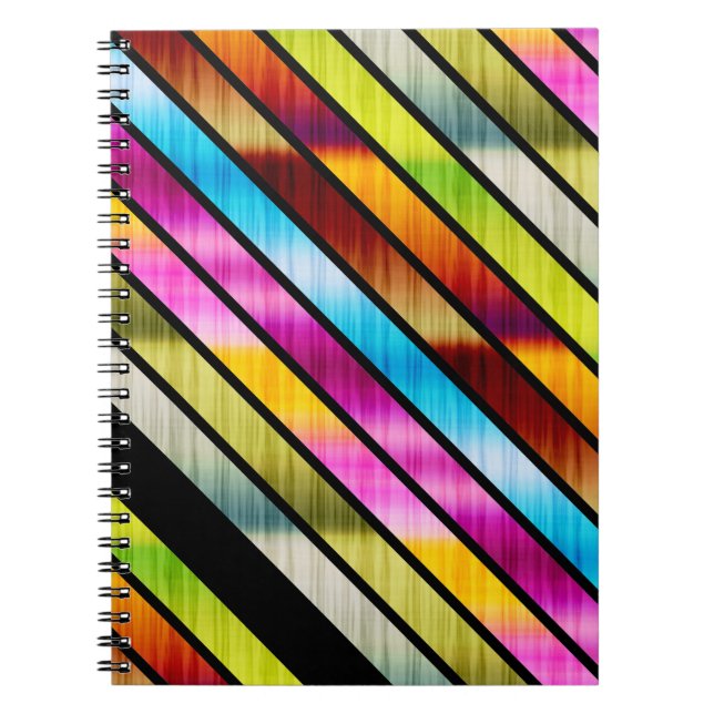 Cute färglös rand anteckningsbok med spiral (Framsidan)