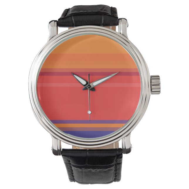 Cute färglös sommartid rand armbandsur (Framsida)