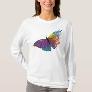 CUTE FÄRGSKYLDIG BUTTERFLY T-Shirt