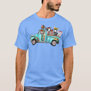 Cute Farm Animal Lastbil för Djur älskare Kids Boy T Shirt