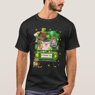 Cute Farm Lastbil-uppfödning (Lover Farmer St Pat) T Shirt