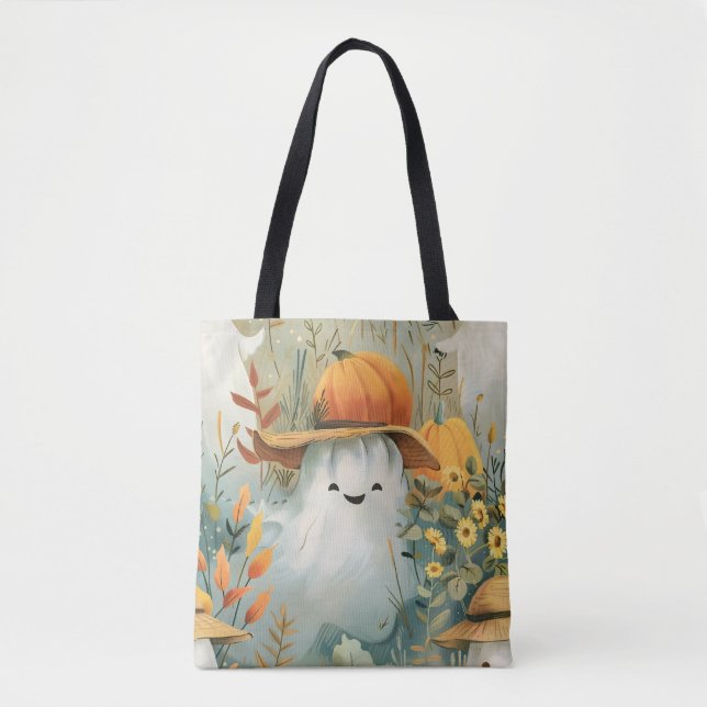 Cute Farmer Ghost Tygkasse (Framsida)