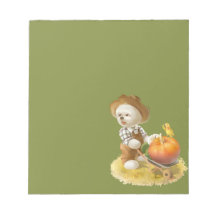 Cute Farmer Hund med Pumpkin