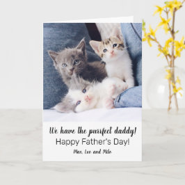 Cute fars dag-kort från hårigets babbies kort