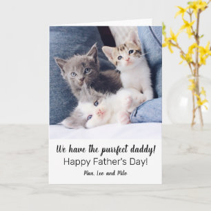Cute fars dag-kort från hårigets babbies kort