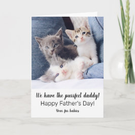 Cute fars dag-kort från hårigets babbies kort