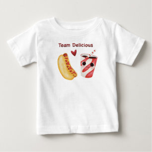 Cute Fast Food - Kawaii Junk Food Ansikte T Shirt