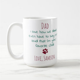 Cute Favorite Child Hund Pet Photo jul Kaffemugg