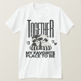 Cute Favorite Ställe för att bli Valentines Shirt T