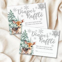 Cute Fawn | Snö Winter Baby Shower Diaper Raffle