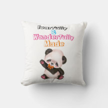 Cute Fearully och Wondem Made Dekorativ kudde