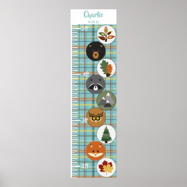 Cute Felt Woodland Animals Poster (Framsidan)