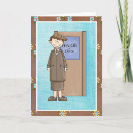 Cute Female School Principal Apprecision Tack Kort