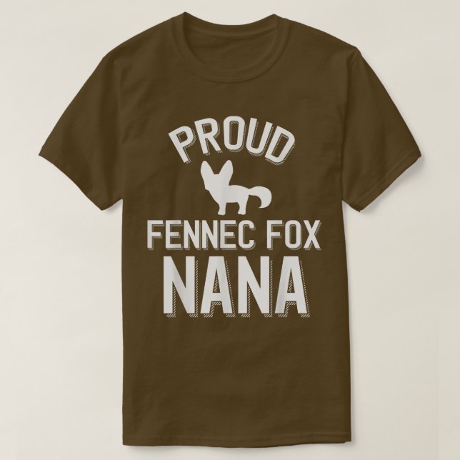 Cute Fennec Fo Nana Proud Fennec Fo Nana T Shirt (Design framsida)