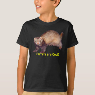 Cute Ferret är Coola Animal-älskare T-Shirt
