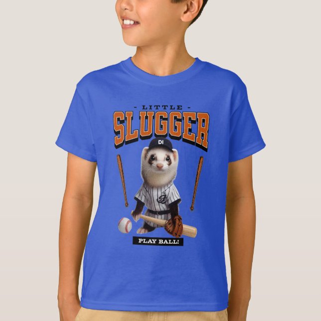 Cute Ferret som är begravd som baskiska spelare T Shirt (Framsida)
