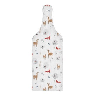 Cute Festive Animals Winter Christmas Pattern.