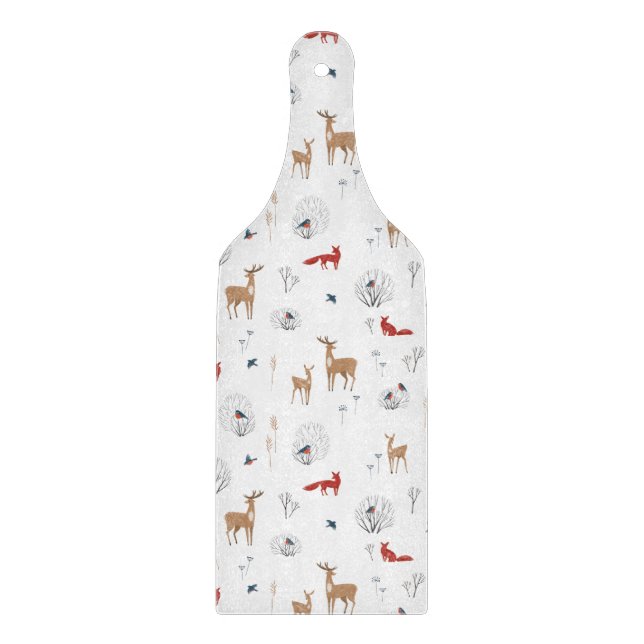 Cute Festive Animals Winter Christmas Pattern. (Framsidan)